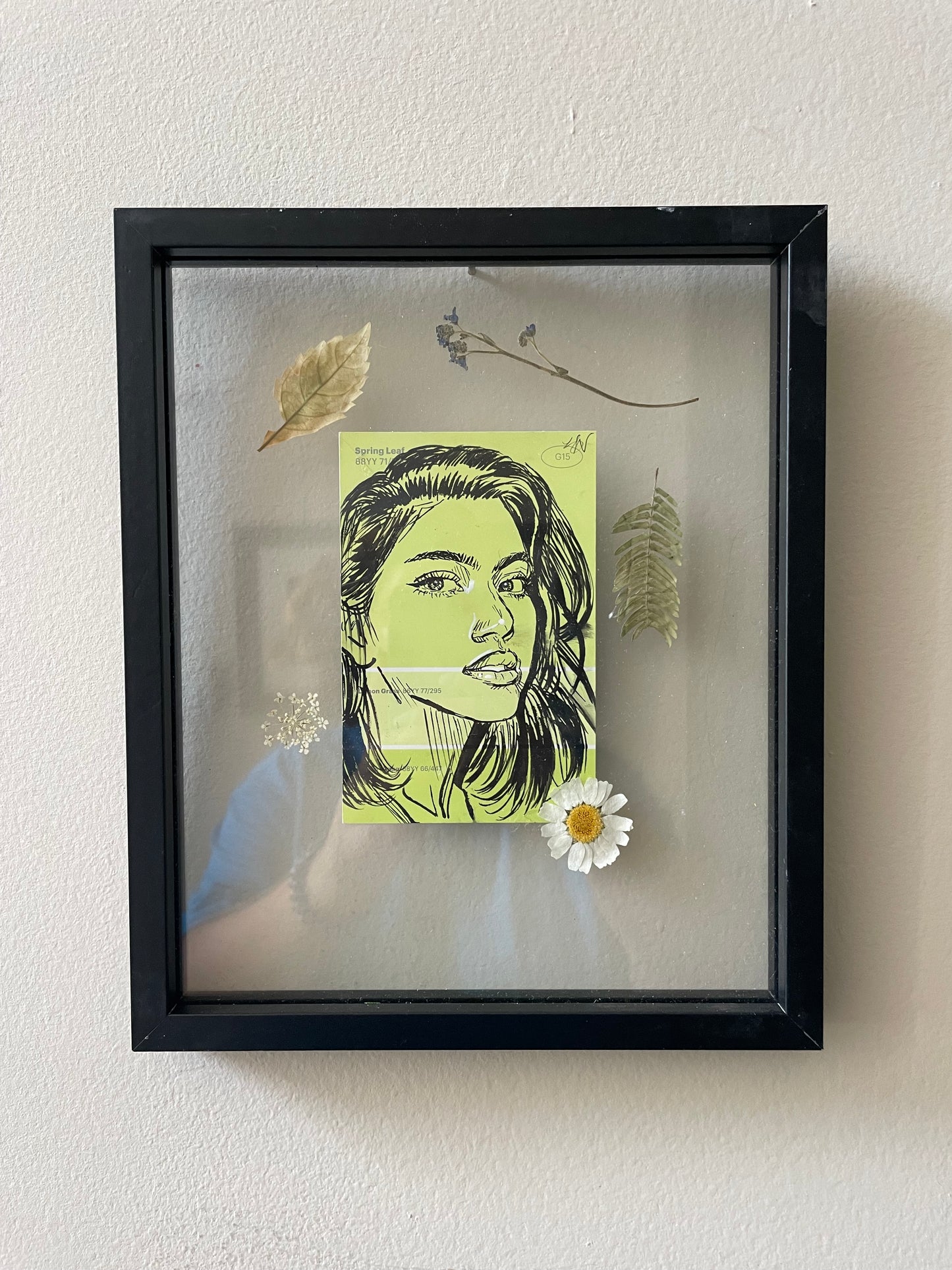 spring leaf girl