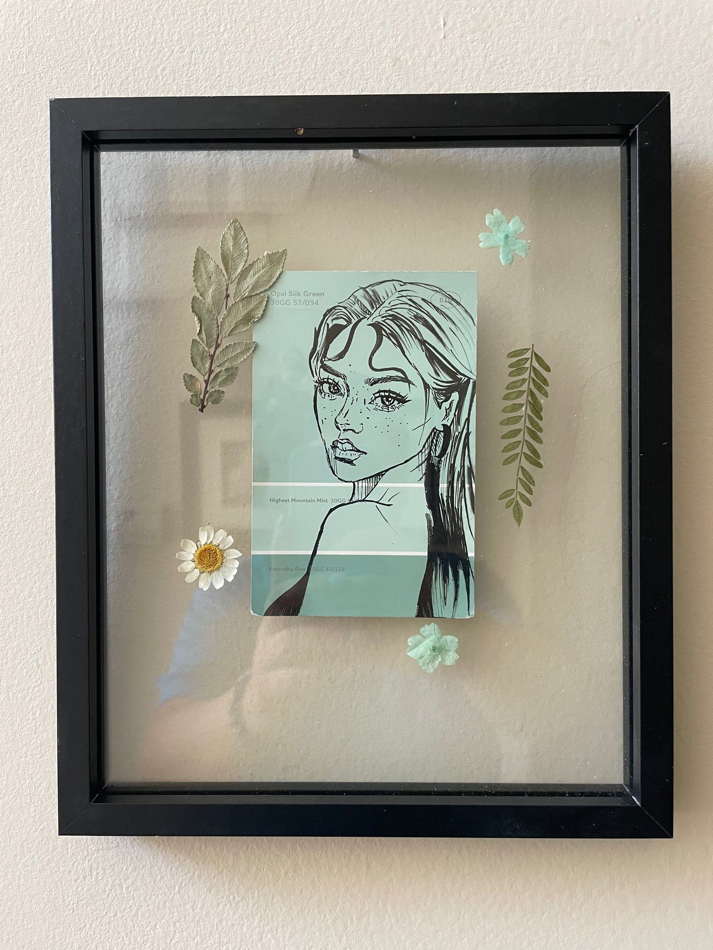 opal silk green girl